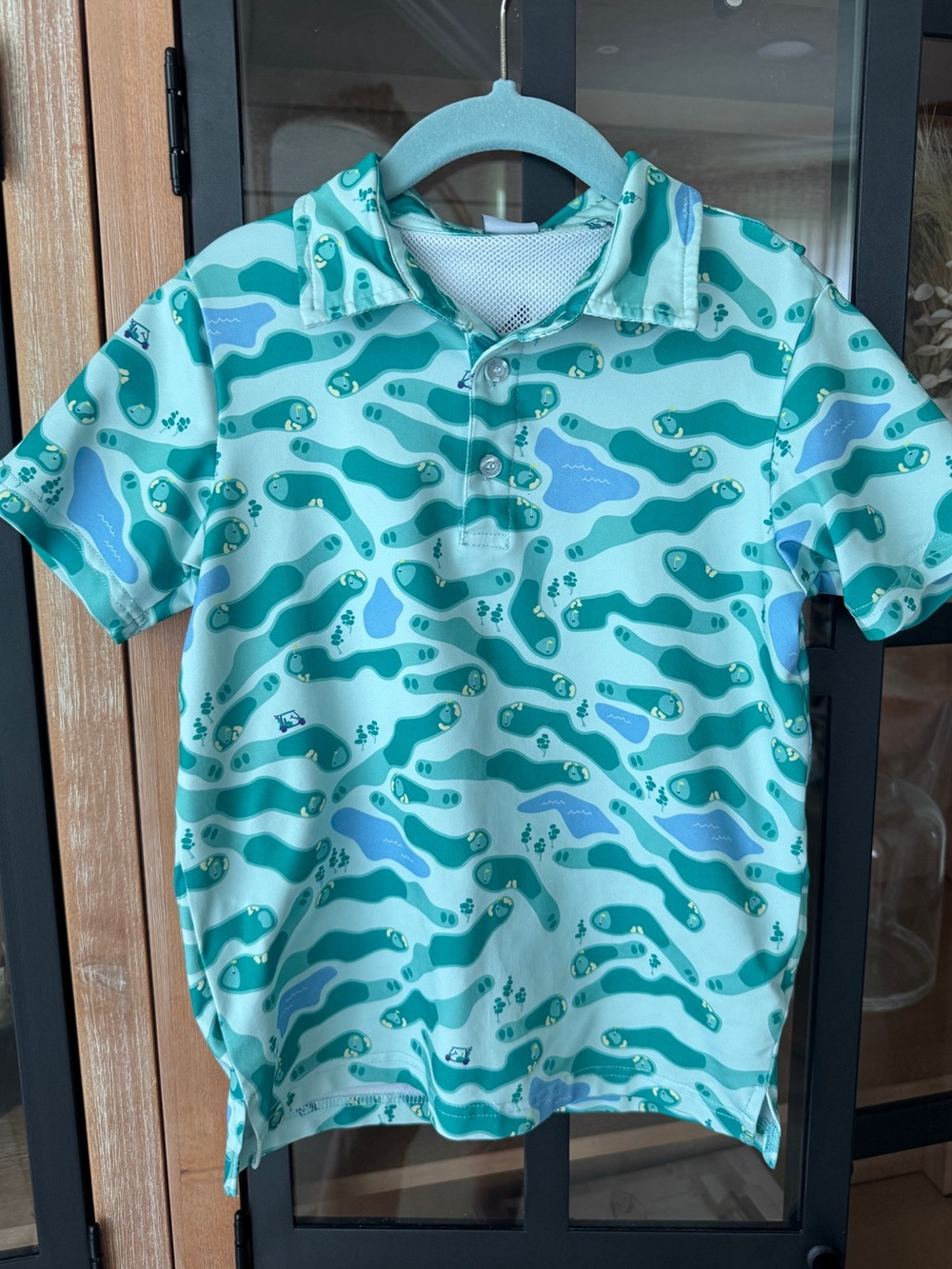 Blue Quail Golf Camo Polo Short Sleeve Shirt performance toddler boy course